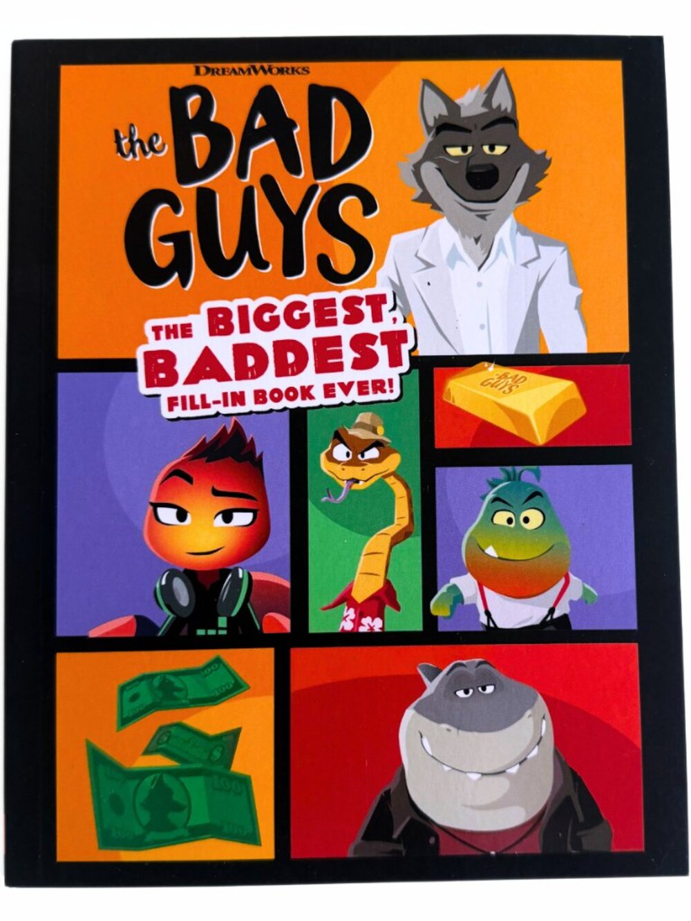 THE BAD GUYS MOVIE: The Biggest, Baddest Fill-in Book Ever! Paperback NEW